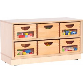 Dulap Flexi Moje Bambino, Mesteacan, 1 Raft - imagine 4