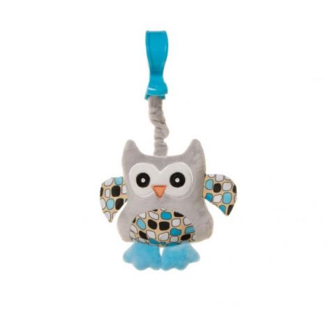 Jucărie 4Baby SQUEEZE Bufnite Albastre | Carucior