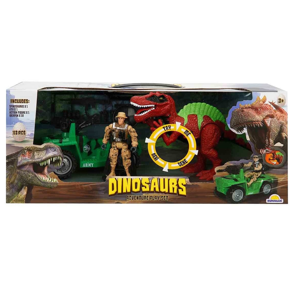 Set Vanatorii de Dinozauri Crazoo cu Masina