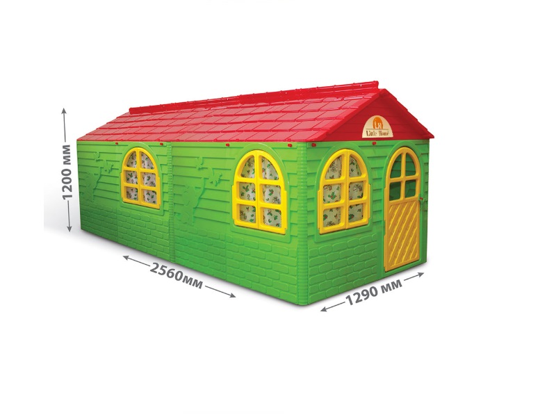 Căsuță de joacă Mykids GreenRed Big pentru exterior