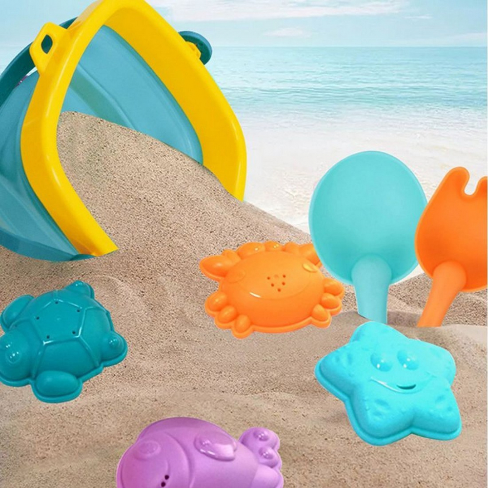 Set Jucării Plajă Sfera Zabawek cu Găleușă Pliabilă - imagine 6