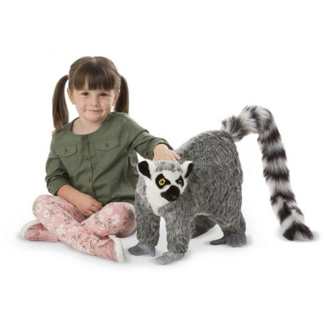 Lemur Gigant Plus Melissa & Doug, 71 cm - imagine 2