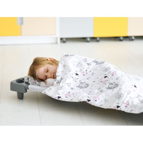 Lenjerie Pat Copii Gri-Roz Moje Bambino - imagine 5
