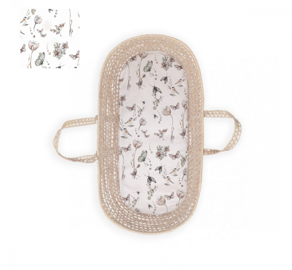 Cearsaf Bumbac Elastic Landou Natura | Babysteps - imagine 2