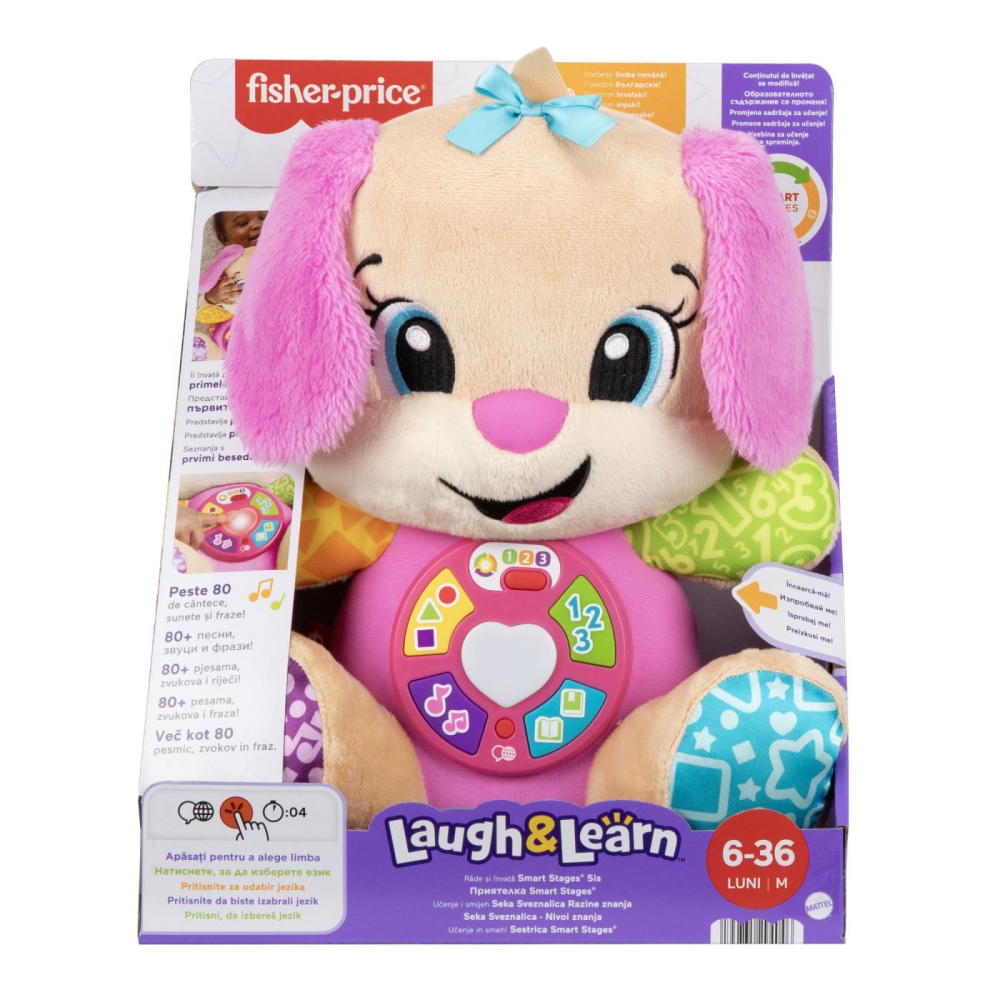 Catel Interactiv Fisher-Price Rade si Invata