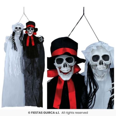 Decor Scheleti Cuplu Halloween 90cm Widmann