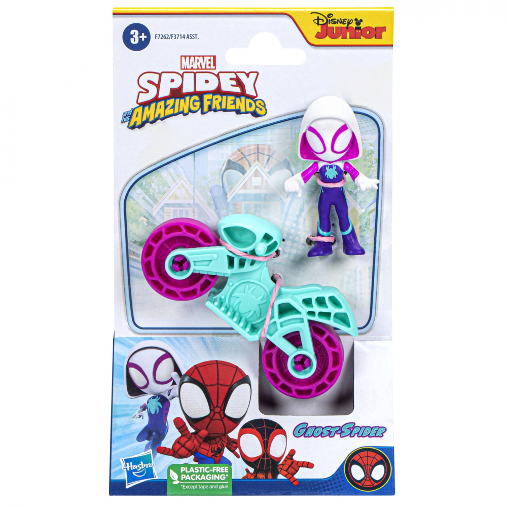 Set Motocicleta si Figurina Ghost Spider Hasbro