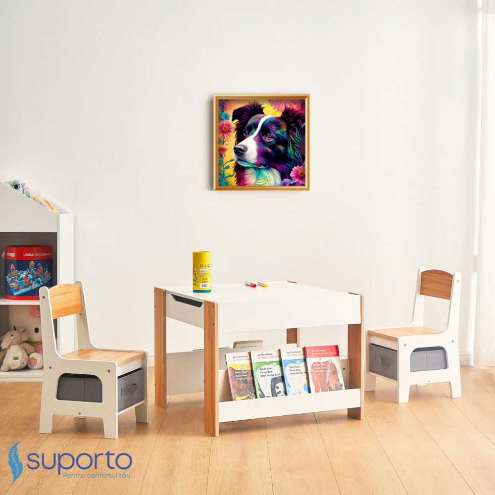 Set Masuta Suporto | Studiu si Creativitate pentru Copil - imagine 2