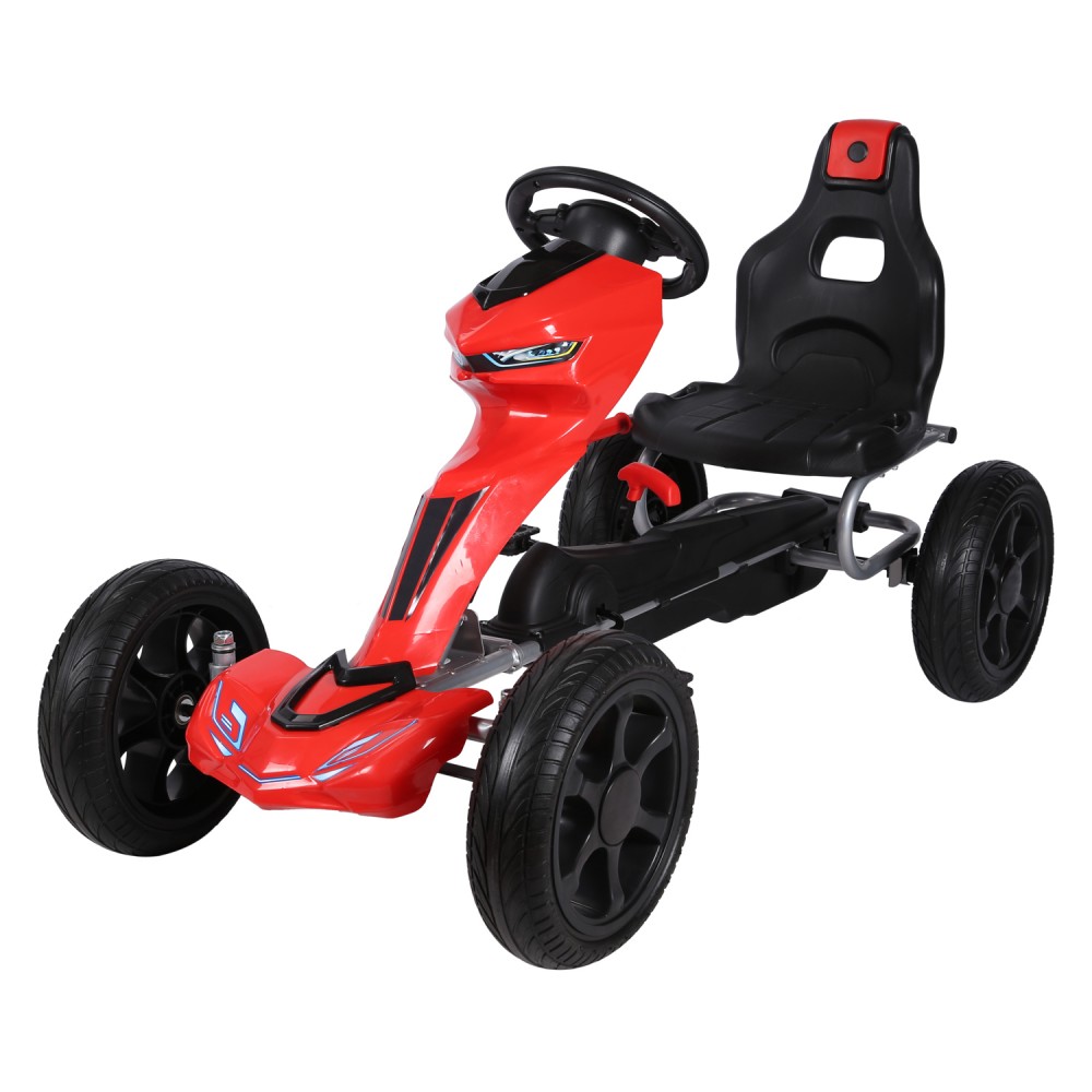 Nichiduta Go Kart Extreme Red, Roti EVA - imagine 8