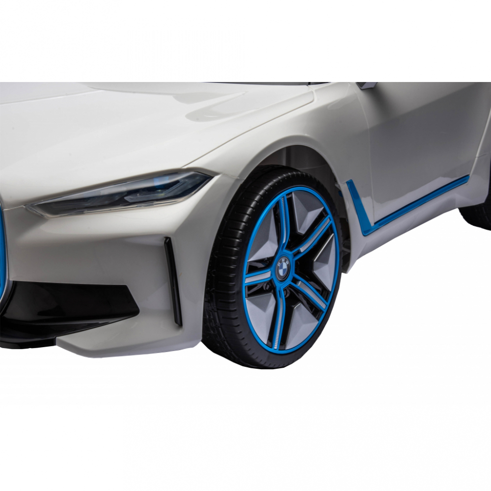 Masinuta Electrica BMW I4 White 12V, 70W - imagine 6