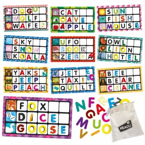 Headu Bingo Montessori - Joc Educativ Imagini Si Cuvinte