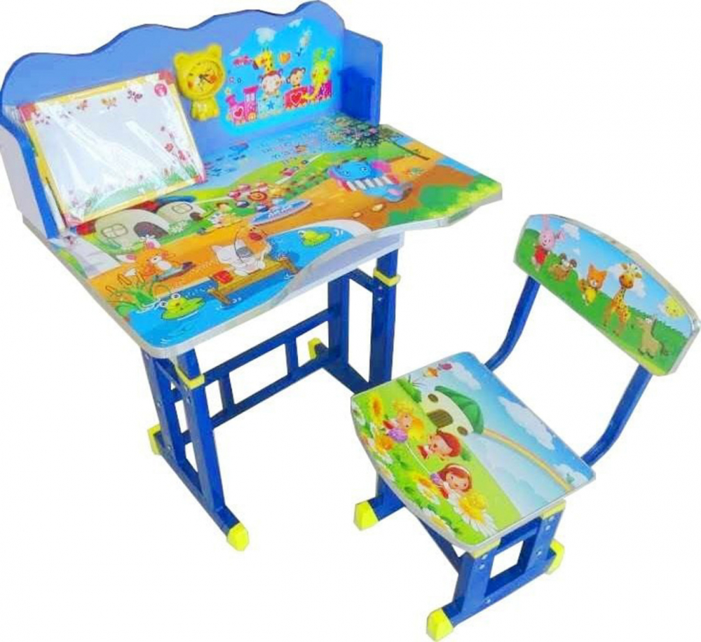 Birou Copii Novokids My Desk Albastru Interactiv - imagine 2