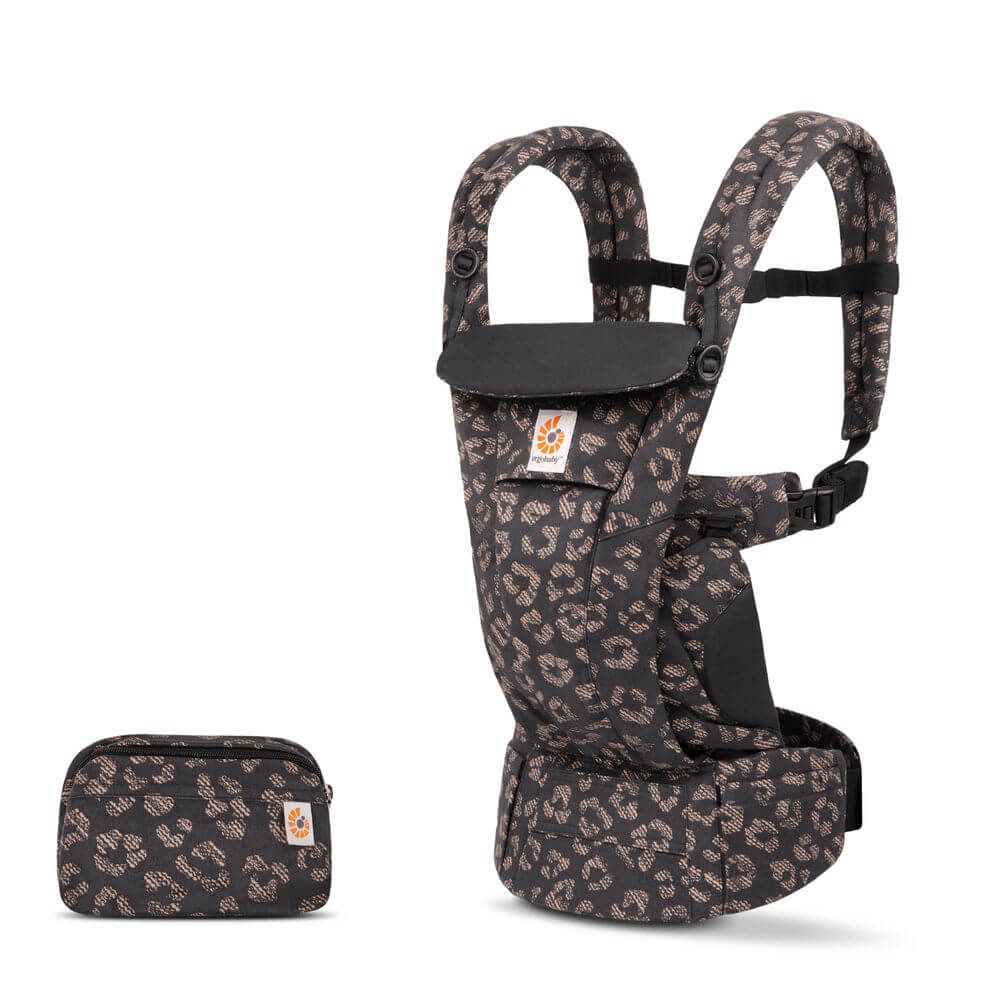 Marsupiu Ergobaby Omni Dream, Black Leopard - imagine 4