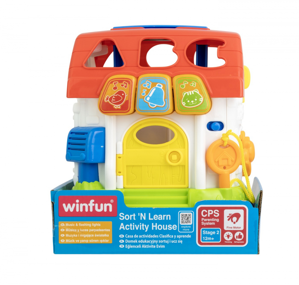 Winfun Casuta cu Activitati - Jucarie Educationala