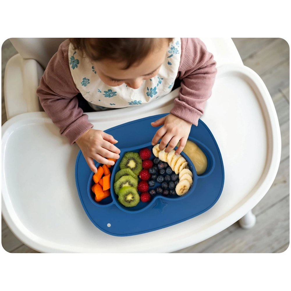 Farfurie Ricokids Anti-Varsare Albastru - imagine 3