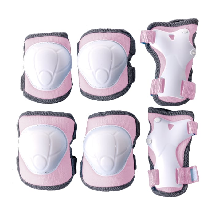 Set 6 protecții sport Yvolution Pink 3-5 ani - imagine 3