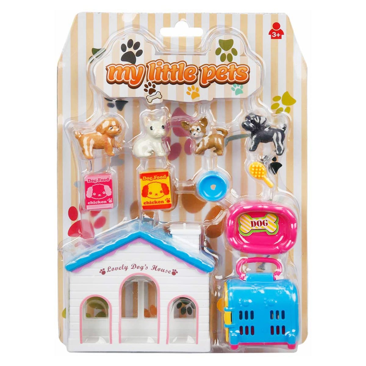 Set Jucării Cateluși cu Accesorii, Rising Toys