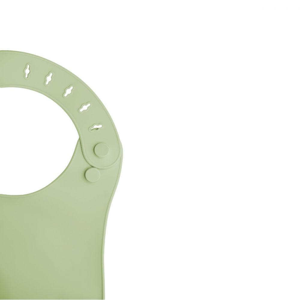 Baveta Silicon AppeKids Raw Green | Antialergica - imagine 4