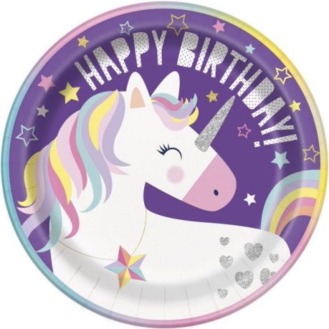 Farfurii Unicorn Unique | Petrecere Magică