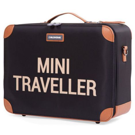 Valiza Childhome Mini Traveller Negru | Călătorii Copii - imagine 2