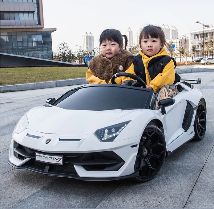 Masinuta Electrica Lamborghini Aventador 12V 2 Locuri - imagine 2