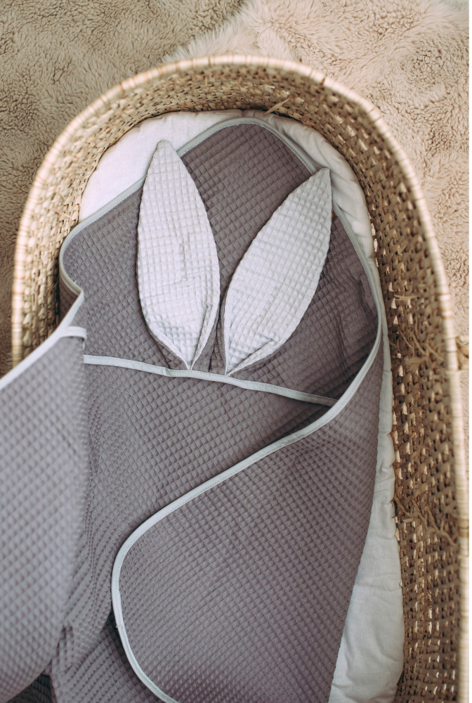 Prosop Bumbac Waffle Iepuras Floo for Baby - imagine 3