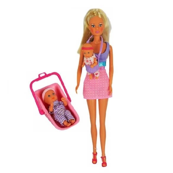 Păpușă Steffi Love Babysitter cu Accesorii