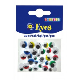 Ochi colorati cu gene 30 Playbox - Pentru Marionete