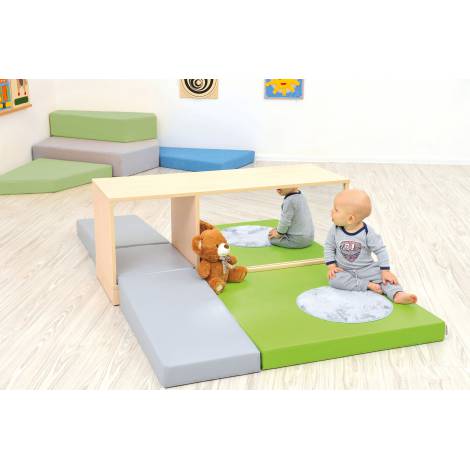 Loc de joacă Alb-Artar cu saltele Moje Bambino - imagine 6