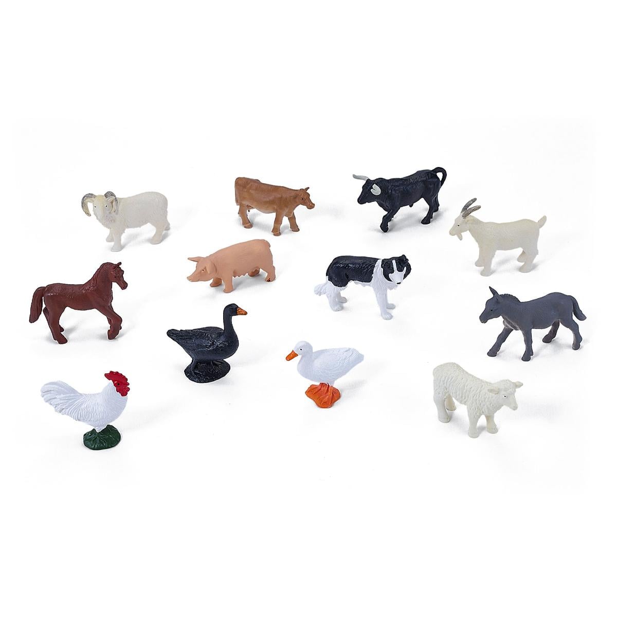 Set 12 Figurine Mojo Farmland - Joc Educativ