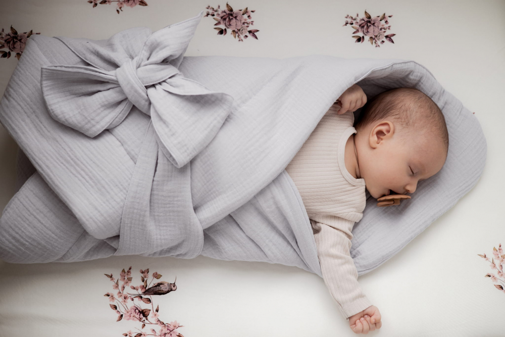 Wrap Babyhorn Nor Pufos | Muselină pentru Nou-Născut