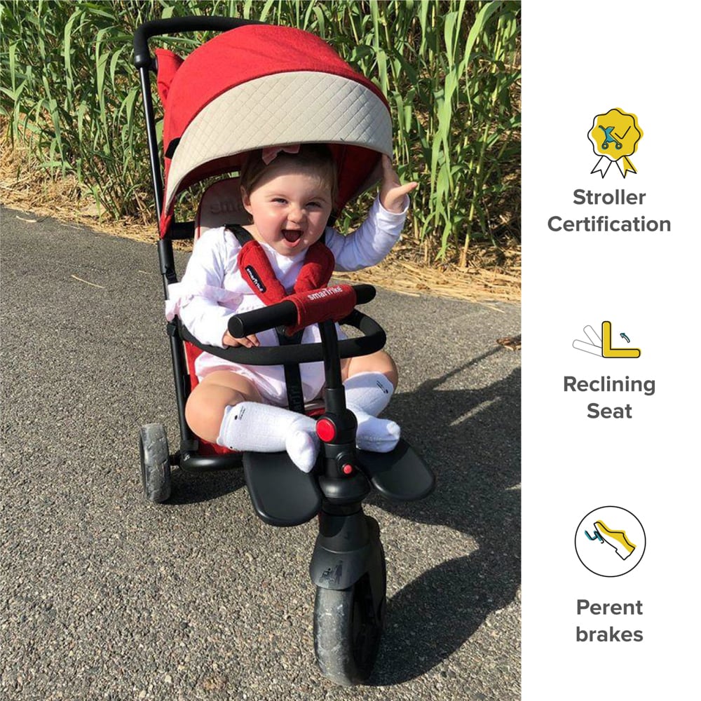 Smart Trike STR5 Rosu 7 in 1 Ultrapliabila - imagine 5