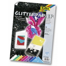 Hartie Glitter Colorată Mare Set 10 Coli - imagine 2