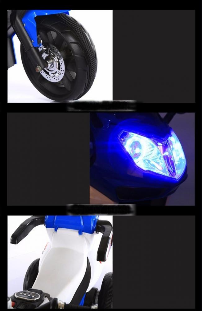 Motocicleta Electrică Nichiduta HP2 70W, USB, LED - imagine 3