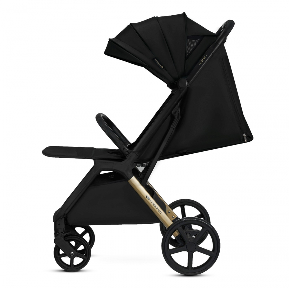 Carucior Kinderkraft Loom Ink Black cu Pliere Automata - imagine 8
