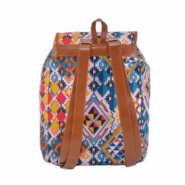 Rucsac Urban LaRue De Ziga Roz Carouri cu Piele Ecologică - imagine 3