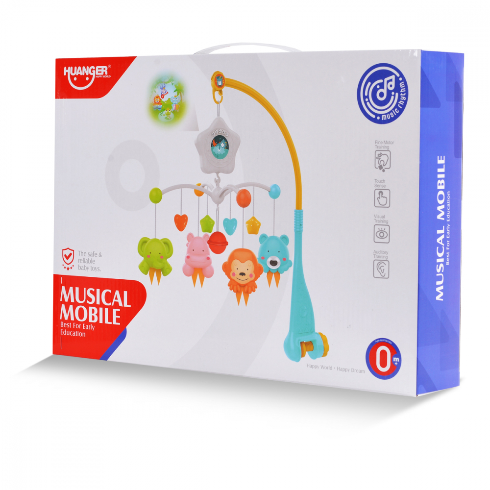 Carusel Muzical Huanger cu Lumini și Jucării - imagine 3
