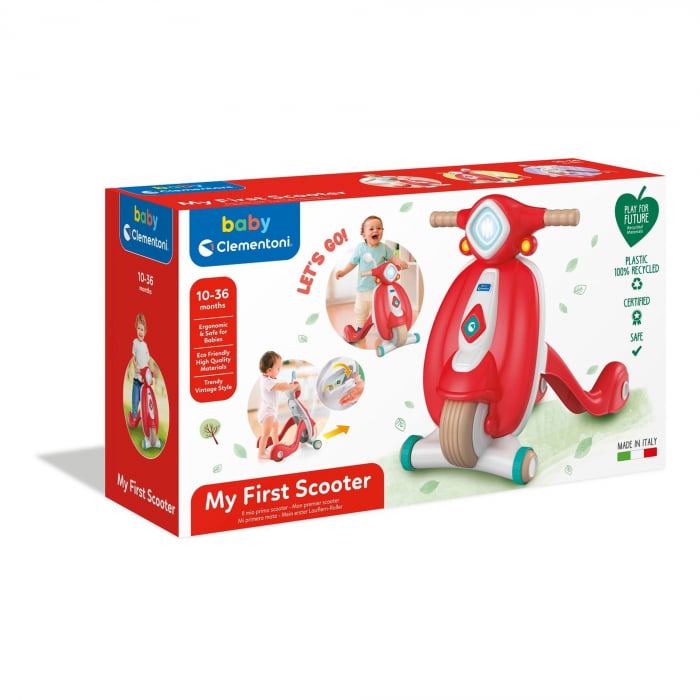 Antemergator Vintage Baby Clementoni Scuter
