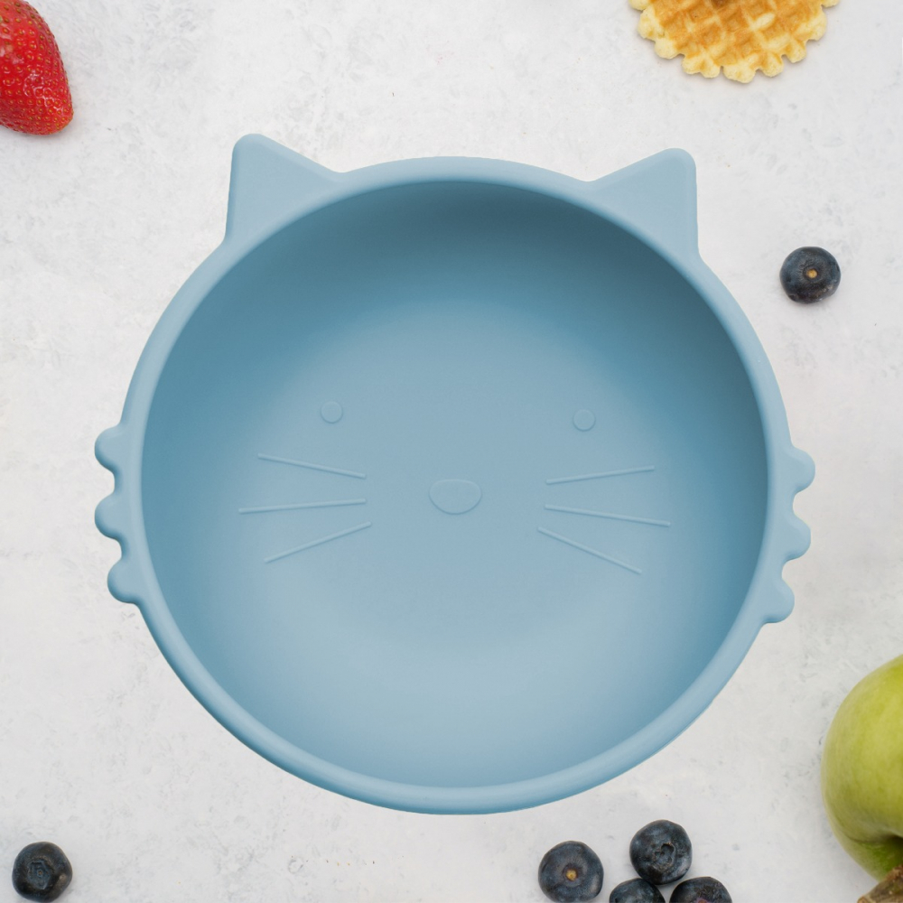 Bol Silicon AppeKids Kitty Aqua Blue
