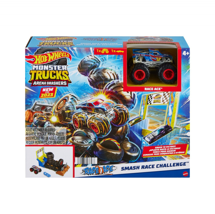 Hot Wheels Arena Smashers - Set Cursa și Distrugere