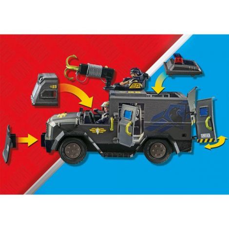 Playmobil Vehicul Echipa SWAT - Acțiune la Cote Maxime - imagine 7