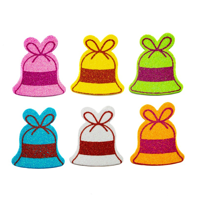 Set 6 Clopotei Sclipici Colorart