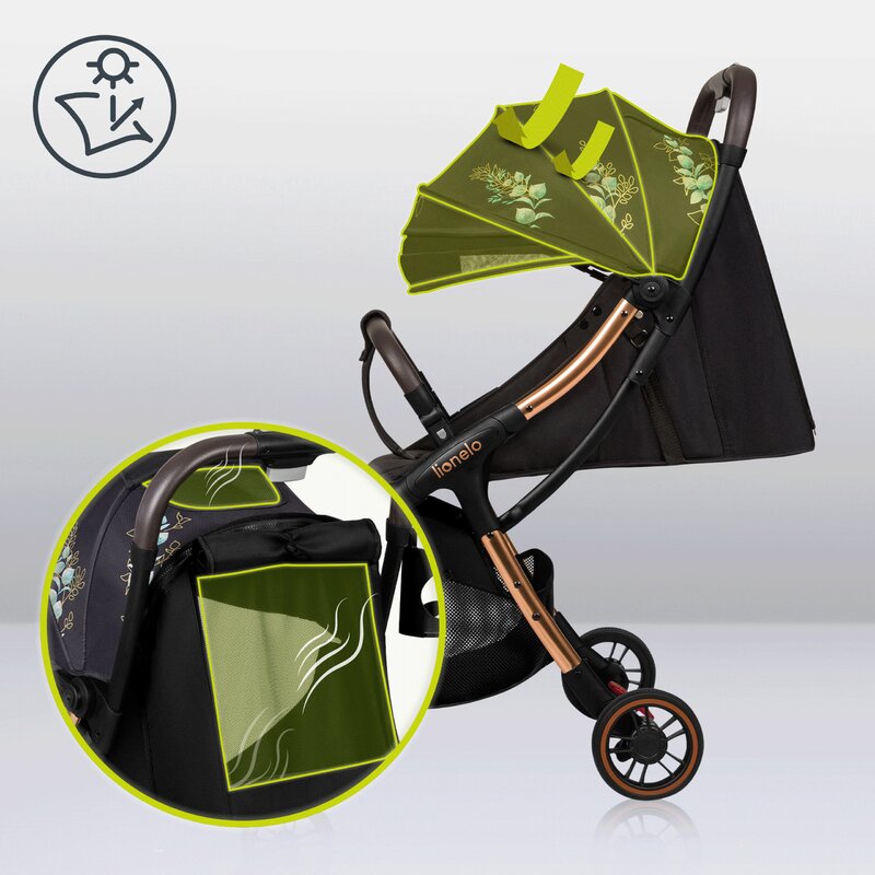 Carucior Lionelo Julie One Golden Moments 0-22 kg - imagine 8