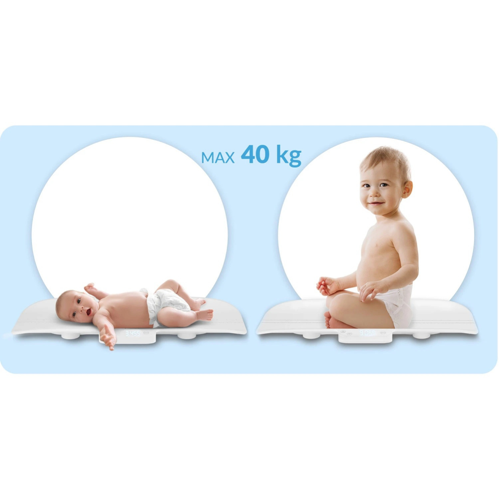 Cantar Electronic Copii Nukido White 40kg - imagine 5