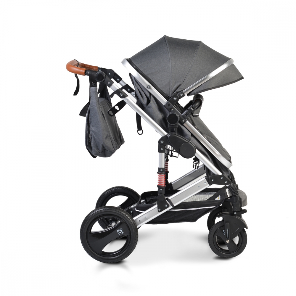 Carucior Transformabil Moni Gala Black 2in1 - imagine 3