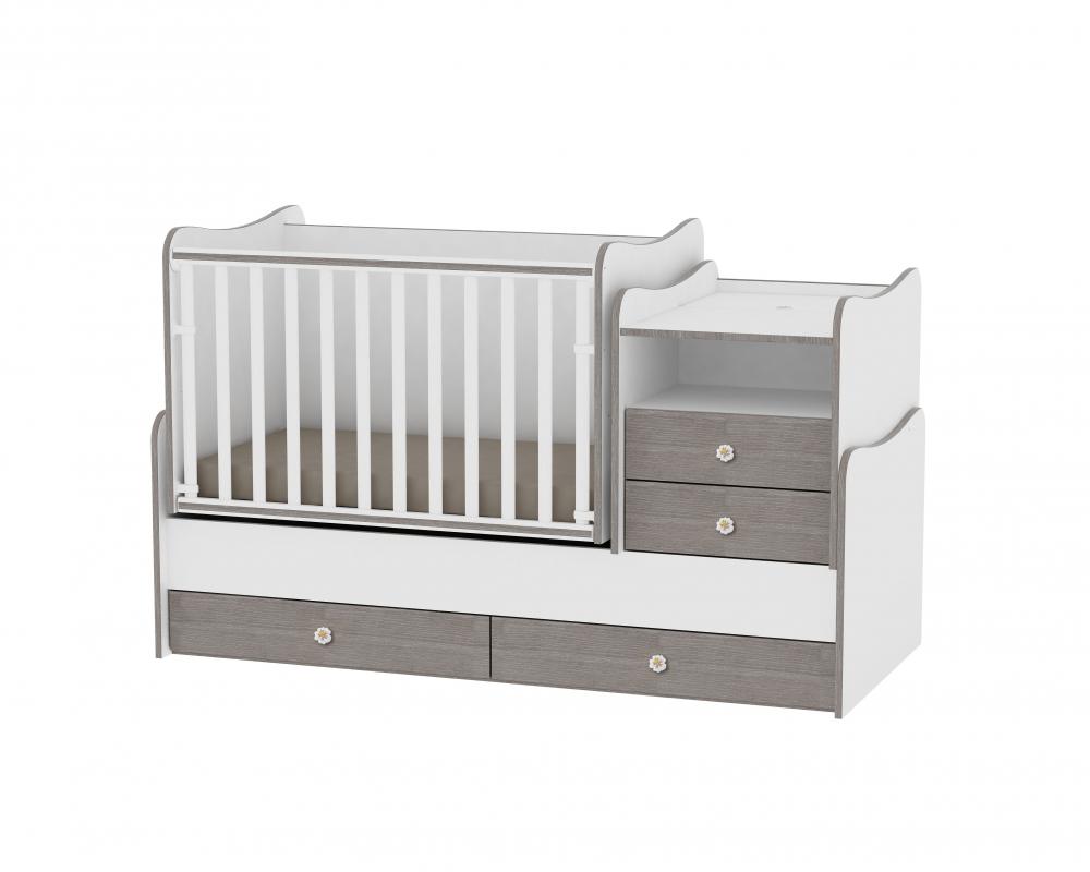 Mobilier Transformabil Lorelli White Coffee, 72x172 cm - imagine 5