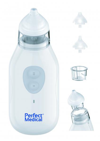 Aspirator nazal Perfect Medical, Portabil, 2 Viteze
