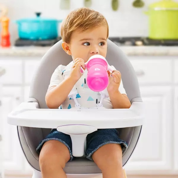 Cana Tranzitie Munchkin Gentle Pink, 296ml - imagine 4