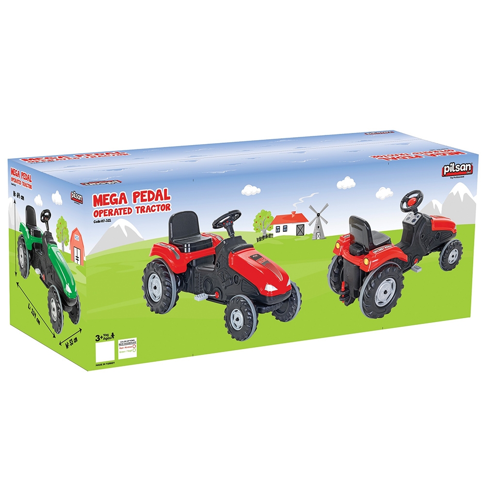 Tractor Pilsan Mega Green cu Scaun Reglabil