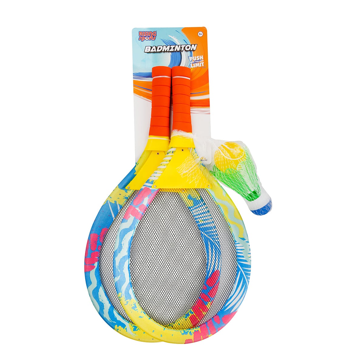 Set 2 Rachete Badminton Rising Sports, Minge și Fluturaș